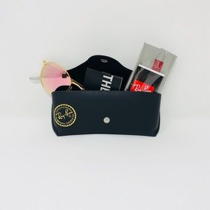 Ray-Ban 50mm RB3447 Rose Gold Round sunglasses